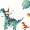Bijdehansje Postkaart Dino
