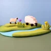 bumbu toys Schaap met Lam bij de Rivier