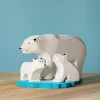 BumbuToys IJsberen op ijsschots Set 4-delig