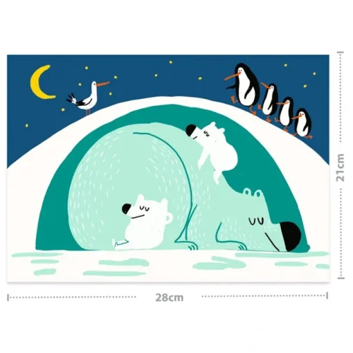 Djeco Kraskaarten Learning about animals