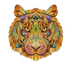 Eureka Regenboog Houten Puzzel Tijger