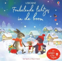 Fonkelende lichtjes in de boom