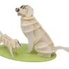 Fridolin 3D Papiermodel Hond Golden Retriever