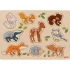Goki Knoppuzzel  Bosdieren 9 pcs