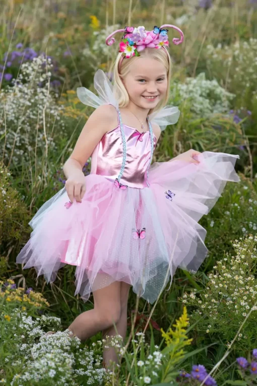 Great Pretenders Jurk met Hoofdband Woodland Butterfly Dress size 5-6