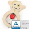 Grijpfiguur Grijpring Geit Hout