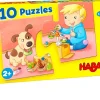 Haba 10 Puzzels Mijn Speelgoed 2pcs