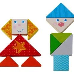 Haba Houten Blokken Legspel Kleurrijke Tangrammix