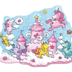 Haba Puzzel Eenhoorn Flonkerglans Wolkenpuzzelpret 20pcs