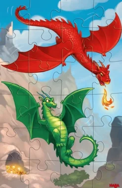 Haba Puzzels Draken 24pcs set 2-delig