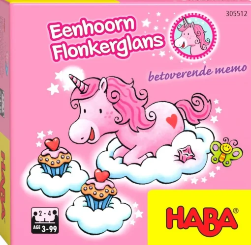 Haba Supermini Spel - Eenhoorn Flonkerglans - Betoverende memo (NL)