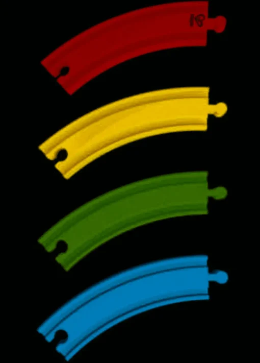 Hape Spoorbaan Uitbreiding Regenboog Track Pack