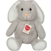 Hermann Teddy Knuffel Konijn Abby Grijs 32 cm