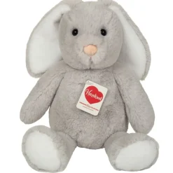 Hermann Teddy Knuffel Konijn Abby Grijs 32 cm