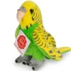 Hermann Teddy Knuffel Parkiet Groen 13cm