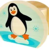 Hess Spaarpot Pinguïn Hout