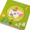 Houten puzzel Boerderijdieren
