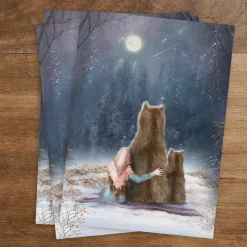 Iris Esther Postkaart Sound of Snow
