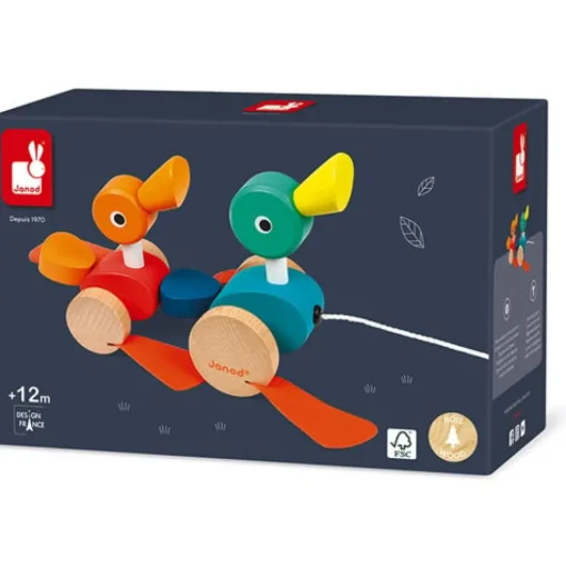 Janod Trekfiguur Eendenfamilie Zigolos