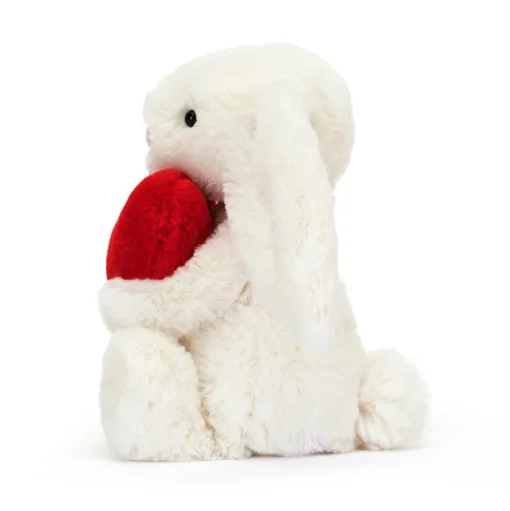 Jellycat Knuffel Konijn Bashful Bunny with Heart Little 18 cm