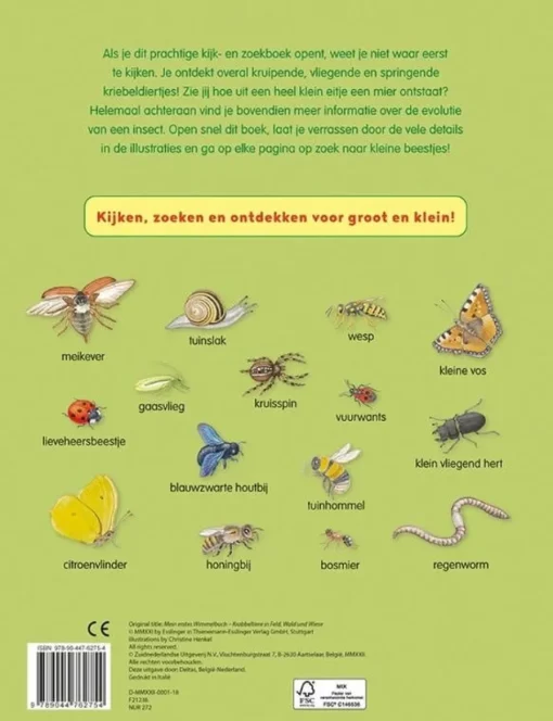 Kijk- en zoekboek Kriebeldiertjes