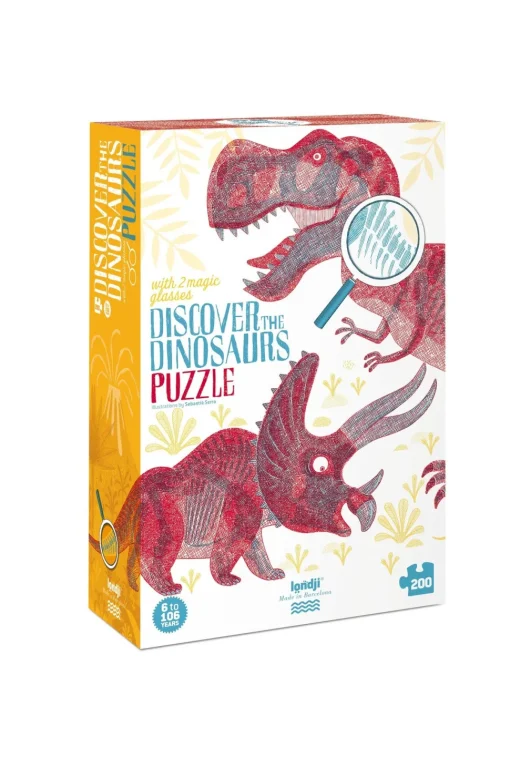 Londji Puzzel Discover the Dinosaurs 200 pcs