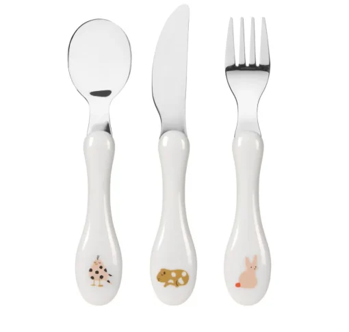 Lässig Kinderbestek Little Mateys Spicy Orange 3pcs