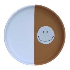 Lässig Kinderbord Siliconen Happy Rascals Smile Sky Blue