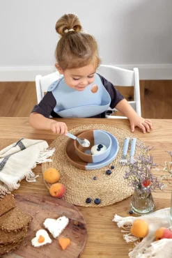 Lässig Kinderschaaltje Happy Rascals Smile Sky Blue