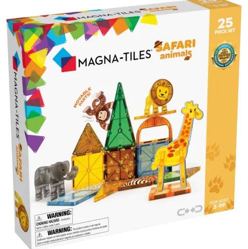 Magna-Tiles Safari Animals 25 pcs Set