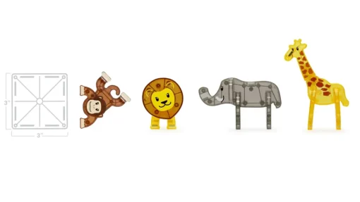 Magna-Tiles Safari Animals 25 pcs Set