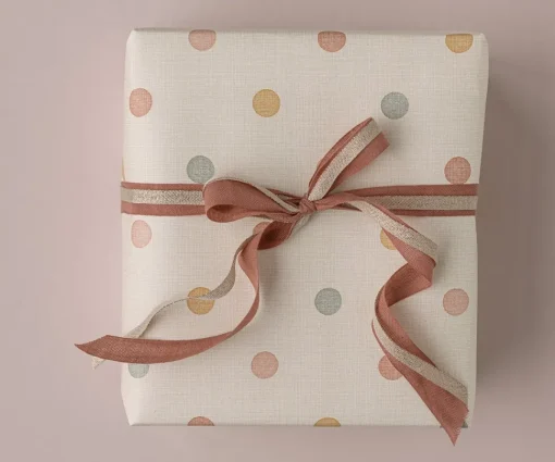 Maileg Cadeaupapier Multi Dots per 4 Meter