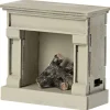 Maileg Poppenhuis Openhaard Off White