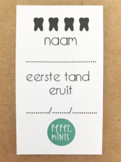 Pepermints Tandendoosje Zwanen