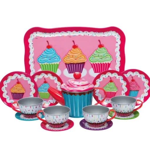 Schylling Cupcake Tin Thee Set