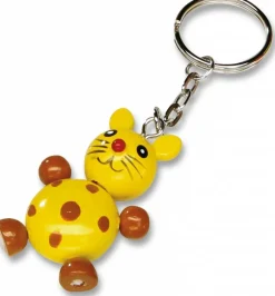 Sleutelhanger Jonge Dieren Hout Set 12-delig
