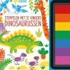 Stempelen met je vingers - Dinosaurussen