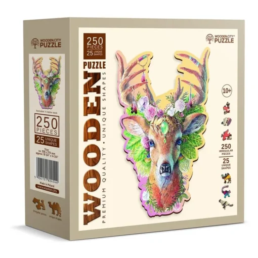 Wooden City Puzzel Hout Modish Dear 250pcs