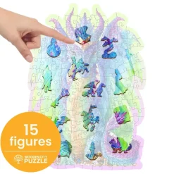 Wooden City Puzzel Hout Magnificent Dragon 150pcs