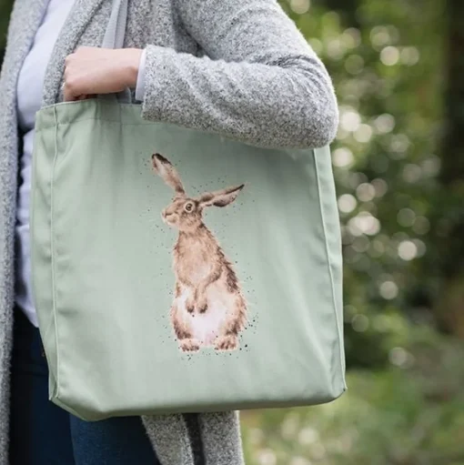 Wrendale Designs Canvas Draagtas Konijn Hare and the Bee