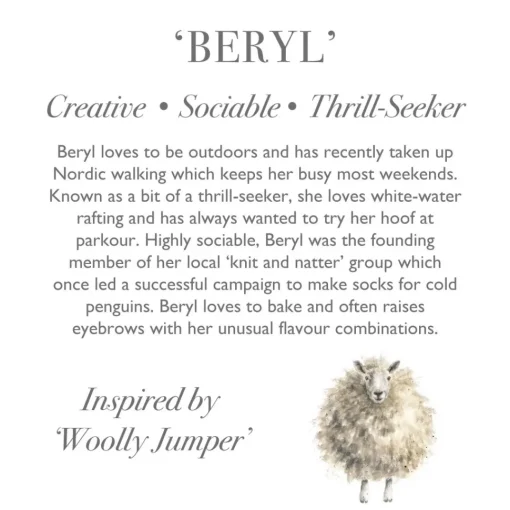 Wrendale Designs Knuffel Schaap Beryl the Sheep 24cm