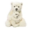 WWF Knuffel Polar Beer Moeder en Kind 28 cm